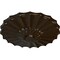 Ekena Millwork Shakuras Ceiling Medallion (Fits Canopies up to 1 3/8"), Hand-Painted Bronze, 9"OD x 1 3/8"P CM09SHBZS - alternate 3
